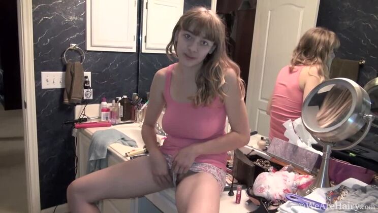 [WeAreHairy] - Dani's Pre-Video Chat: A Big Tit, Hairy Blonde Tease - Regina