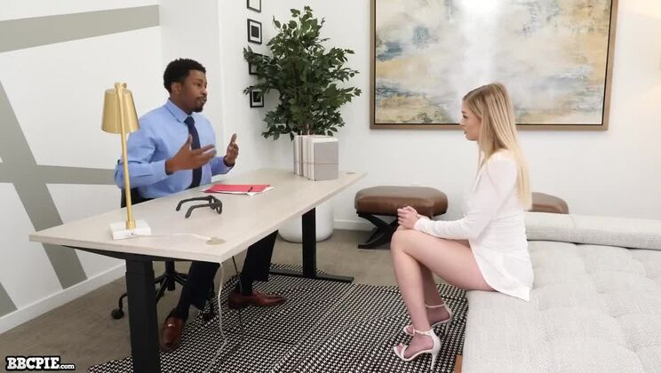 [BBCPie] - Creampie Therapy with Blonde - Jovan Jordan - Honey Hayes