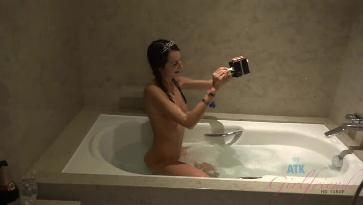 [ATKGirlfriends] - Shaved Pussy Lily Adams Loves Deepthroat Action - Lily Adams