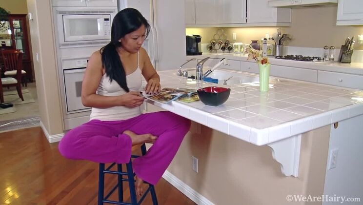 [WeAreHairy] - Hairy Asian Girl Max Mikita Breakfast Fun - Max Mikita