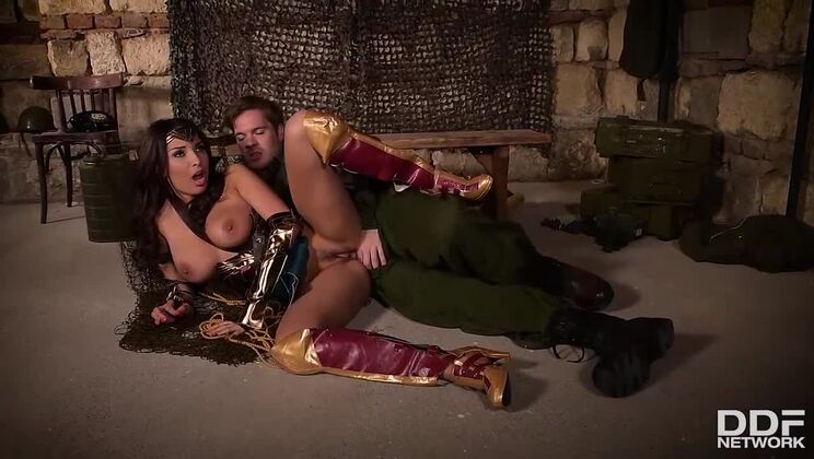 [HandsOnHardcore] - Wonder Woman XXX: Anissa Kate's Outdoor Anal Adventure
