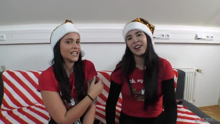 [ImmoralLive] - Christmas Facial with Big Ass Jennifer Mendez - Matt Bird - Jennifer Mendez