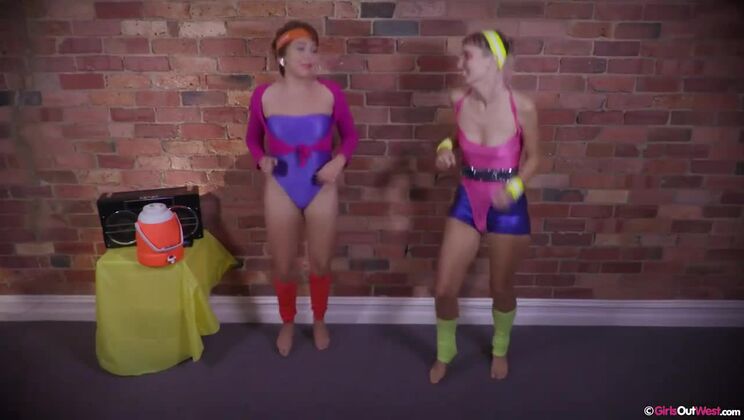 [GirlsOutWest] - Ripley and Ray: Lesbian Lycra Lust - Ray - Ripley