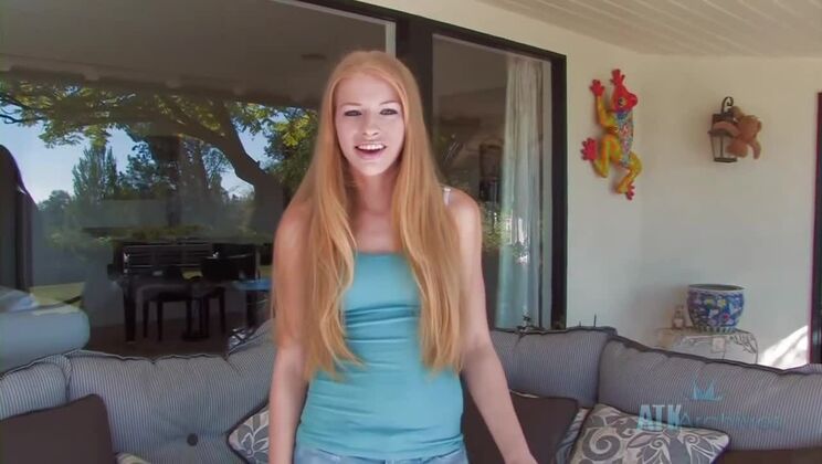 [ATKPetites] - Blonde Avril Hall Plays Solo - Avril Hall - Kelly Klass