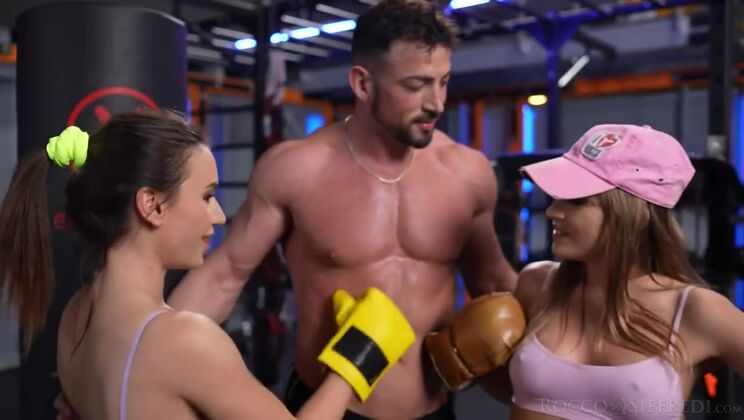 Italian Tattoo Girl Threesome