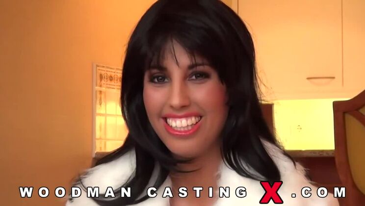 [WoodmanCastingX] - Brunette Rachida Big Tits Tryout - Tiffany Tatum
