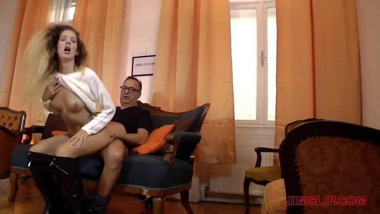 [JimSlip] - Brunette Amateur Monique Woods Gets Naughty - Monique Woods