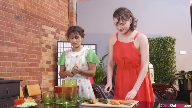 [GirlsOutWest] - Rubi Valentine Enjoys Hairy Lesbian Fetish Fun - Rubi Valentine