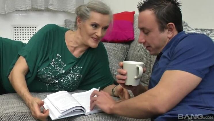 Blonde Jozsefne Bodi's Rodeo Style Riding Ends in Cum