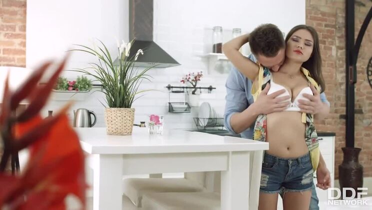 [EuroTeenErotica] - Brunette Teen in Lingerie: Alexa's X-Rated Kitchen Fling - Ava Koxxx