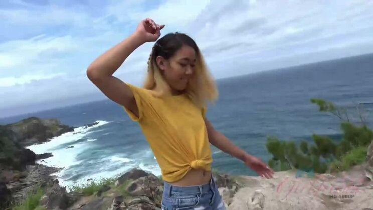 [ATKGirlfriends] - Fuck Aria Skye At The Beach And Aquarium - Aria Skye