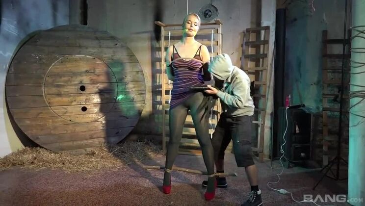 Bound and Gagged Nikky Dream in Fetish Orgy