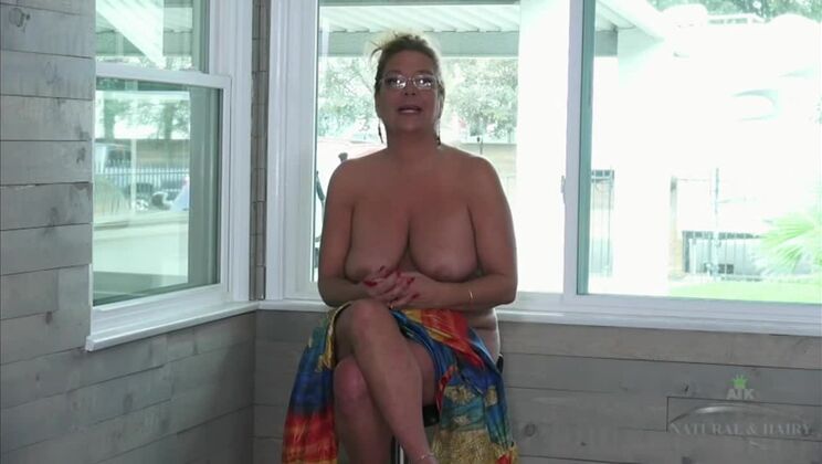 [AuntJudys] - Karen Summer Hairy Mature Porn Star - Karen Summer