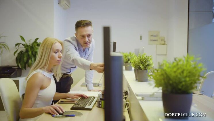 First Night With Blonde Angelika