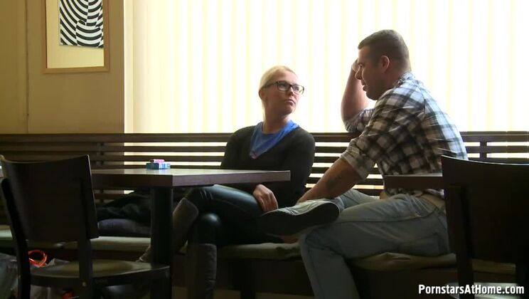 Stay At The Bar With This Blonde Babe!