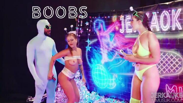 Brunette Big Tits Lesbians in Wild Sex