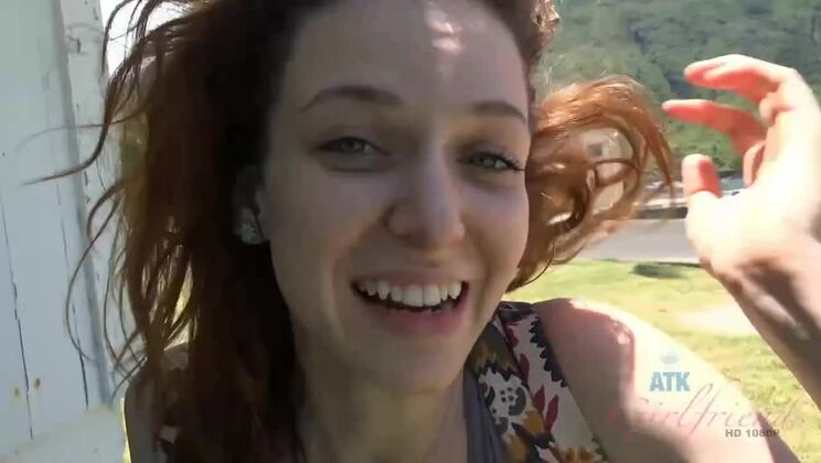 [ATKGirlfriends] - Girlfriend Emma Evins Gives A POV Handjob - Emma Evins