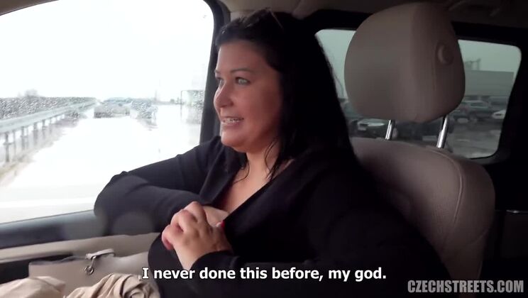 [CzechStreets] - Busty Married Woman Does Anal in Car - E135 - Jennifer Mendez