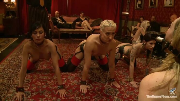 [TheUpperFloor] - Threesome Slave Anal: Lily Labeau, Beretta James and Krysta Kaos Get Fucked Hard - Lily Labeau - Derrick Pierce - Beretta James - Krysta Kaos - Dylan Ryan