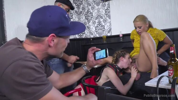 [PublicDisgrace] - Busty Stella Cox Hardcore Fucking - Antonio Ross - Stella Cox - Steve Holmes - Nikky Thorne