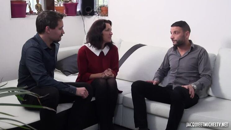 [Jacquie&MichelTV] - Leonie's Greedy For Threesome Fun