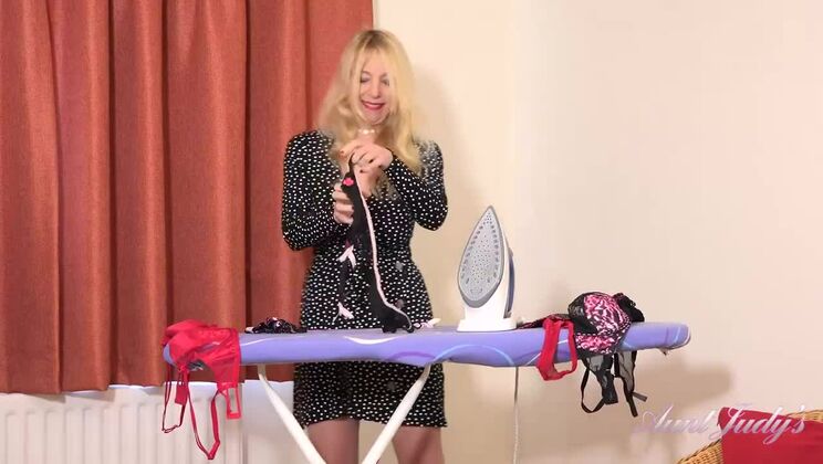 Sexy Lucinda's Lingerie and High Heel Solo Pleasure