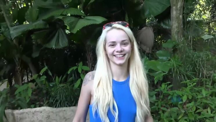 Blonde Bombshell Elsa Jean's Creampie Delight