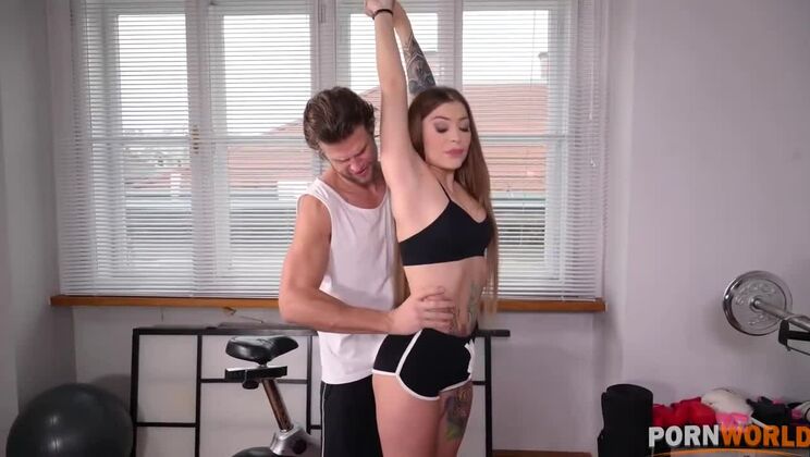 Misha Maver in Lingerie and High Heels Gets Double Penetrated