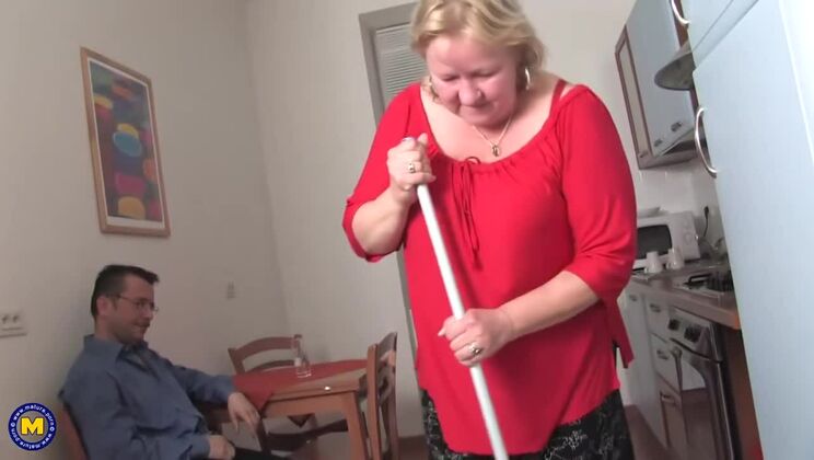 [Mature.nl] - Bbw Mature Blonde Slut Fucking Machine - Celeste Sin