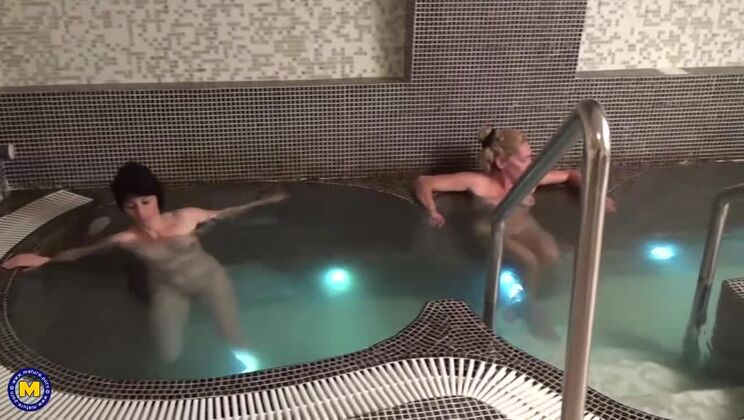 Yulia, Macie, and Krystine - Mature Hairy Women Get Naked