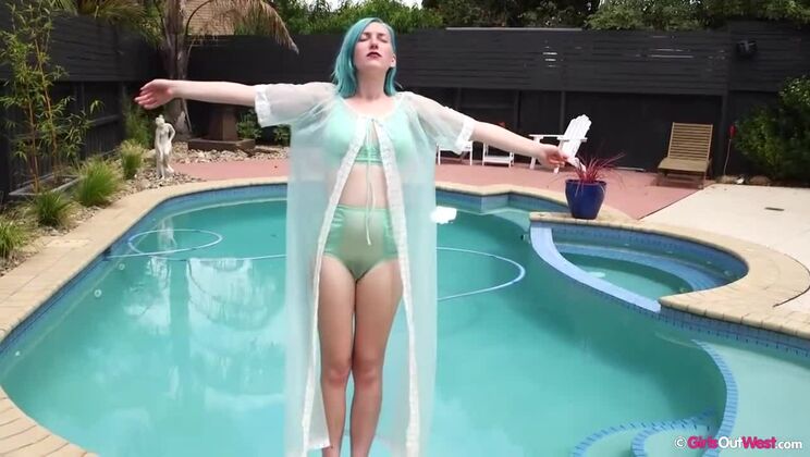 [GirlsOutWest] - Big Tits Arial Outside - Arial