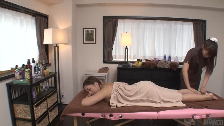 Lesbian Video Featuring Yuna Harumoto