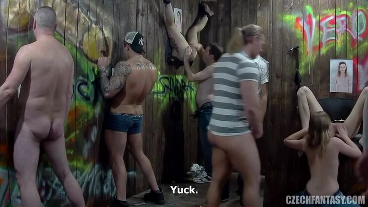 Blonde Czech Gloryhole Part 11