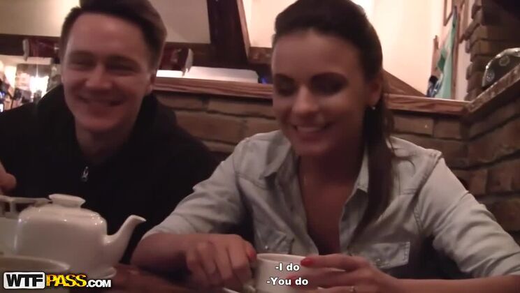 [PickupFuck] - Silvia Jons - Cute Brunette College Girl in a Russian Pickup - Silvia Jons