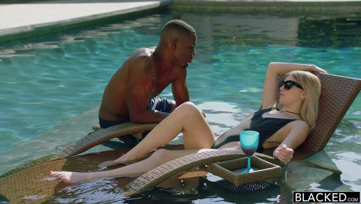 [BLACKED] - Brother's Buddy Gives Blonde Hardcore - Jason Brown - Arya Fae