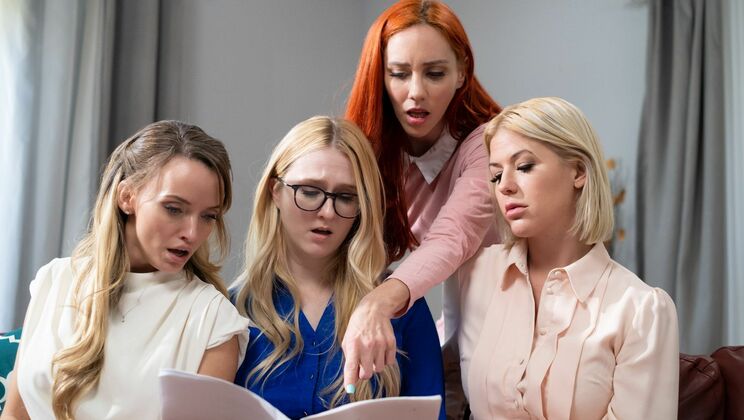 [Girlsway] - MILF Redhead Foursome Fuck - Pristine Edge - Kit Mercer - Audrey Madison - Jupiter Jetson