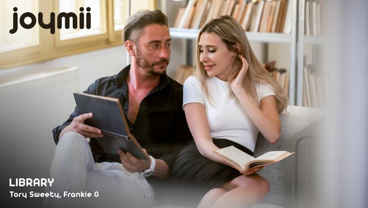 [Joymii] - Frankie G Fucks Blonde Tory Sweety in the Library - Frankie G - Tory Sweety