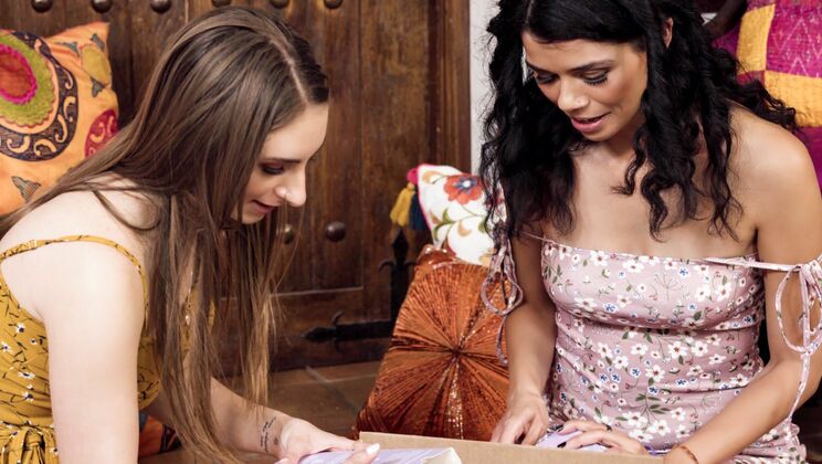 [WebYoung] - Latina Lesbians: Box of Pleasure - Penelope Kay - Harley Haze