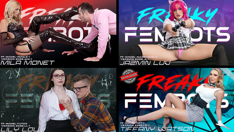 [TeamSkeetSelects] - Fembots At Their Freakiest Best - Tiffany Watson - Jazmin Luv - Lily Lou - Charma Kelley