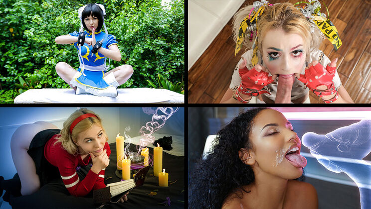 [TeamSkeetSelects] - Sexy Halloween Sluts - Bella Rose - Alexa Nova - Nova Cane - Lily Lane