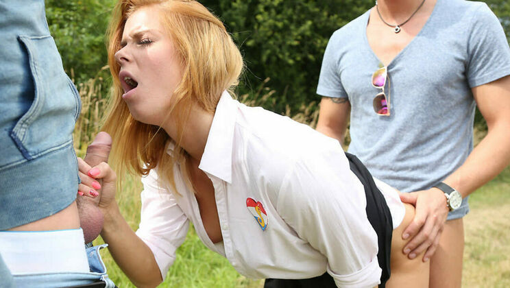 Redhead Chrissy Fox Blowjob