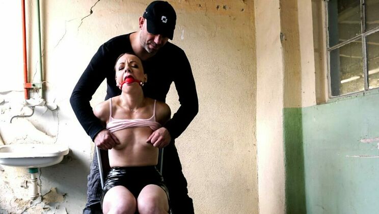 [Submissed] - Shaved Brunette Gets Bound - Lilit Sweet