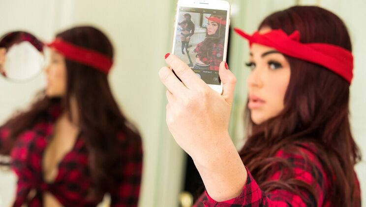 Shaved and Ready for Selfie Fuck