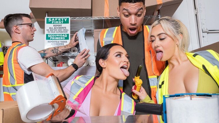 [Brazzers] - Big Tits and Big Appetites at Work - Chloe Surreal - Air Thugger - Lexi Samplee - Celtic Iron - Nick Strokes - Mike Avery