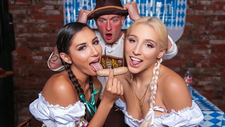 [SneakySex] - Oktoberfest Girly Fun - Gianna Dior - Abella Danger - Zac Wild