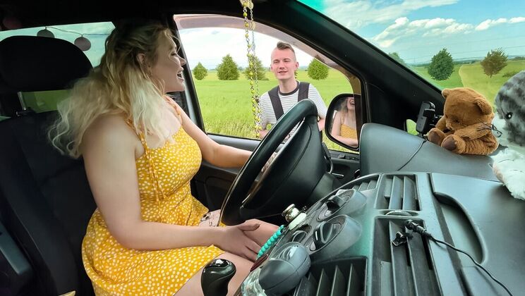 [BigNaturals] - British Blonde Van Adventure - Sam Bourne - Gina Varney