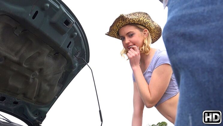 [BadTowTruck] - Car Blowjob With Chloe And Jax - Chloe Cherry - Jax Slayher