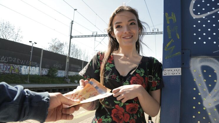 [PublicAgent] - Max Dior Fucks Kylie Nymphette in Public - Max Dior - Kylie Nymphette