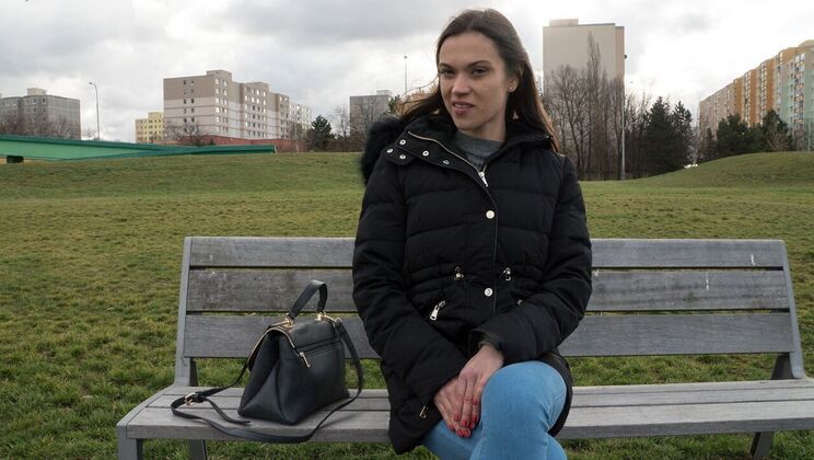 [PublicAgent] - Tourist Gets Fucked in Basement by Brunette - Thomas Hyka - Alyssa Reece