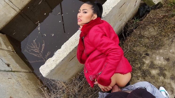 Public Doggystyle with a Beautiful Thai Woman